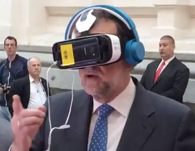 Los mejores memes de Rajoy probando las gafas de realidad virtual