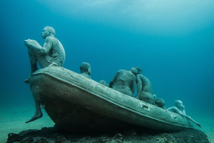 'La Balsa de Lampedusa', de Jason DeCaires