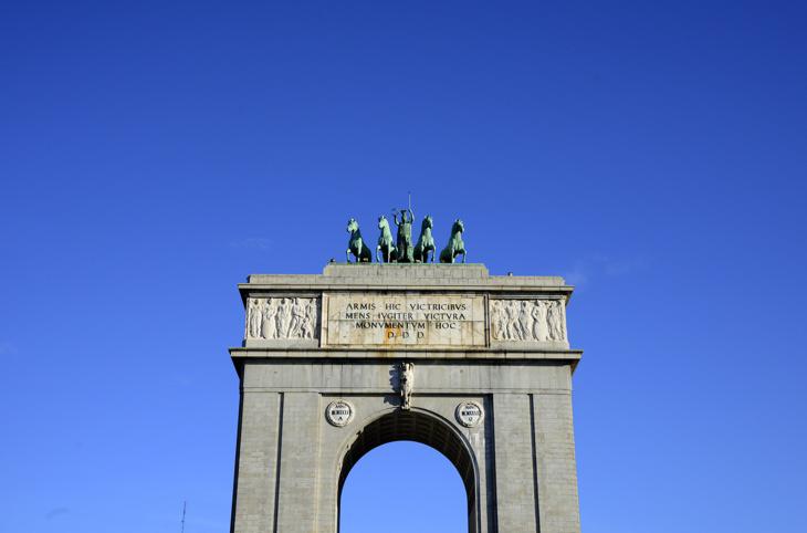 El Arco de la Victoria, uno de los símbolos franquistas de Madrid