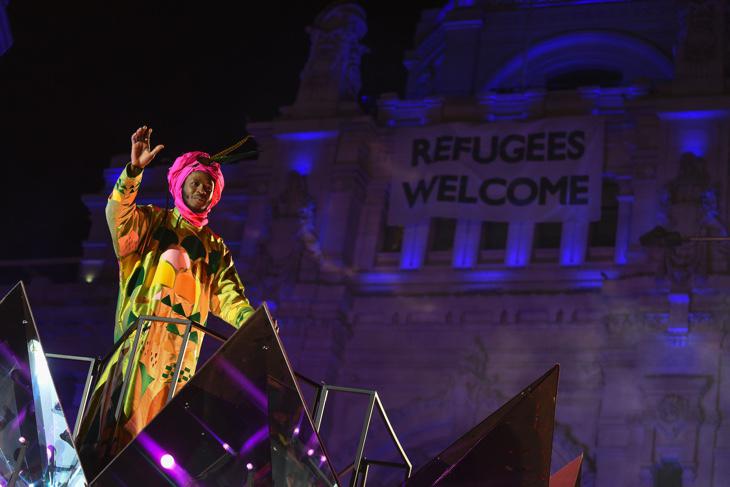 El Rey Baltasar en la última Cabalgata de Madrid