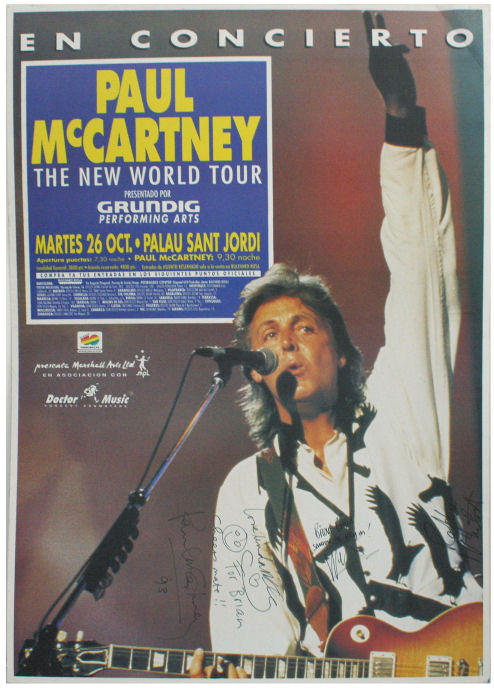 Concierto de Paul McCarney en Barcelona (1993)