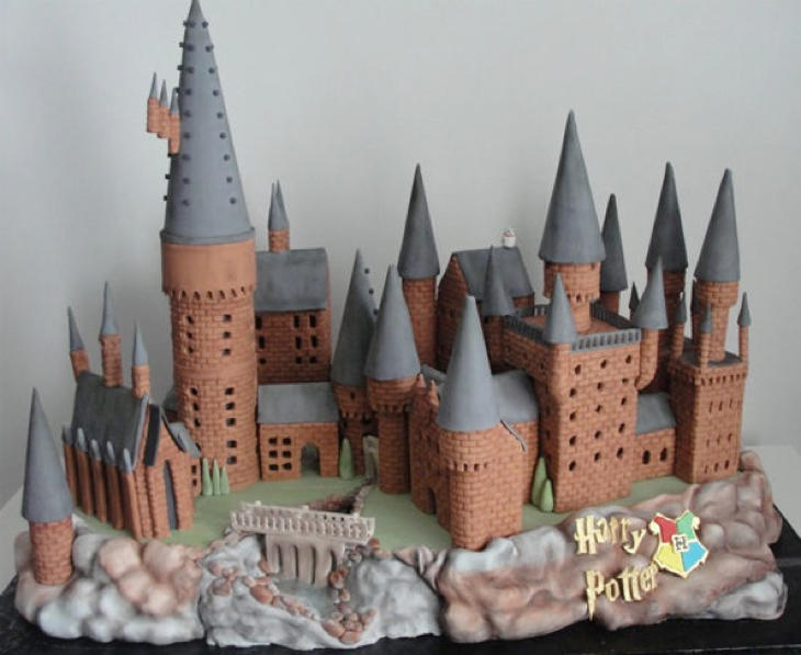 Una perfecta recreación de Hogwarts, el colegio de Harry Potter (Cherry Bay Cakery)