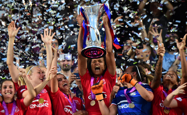 El Lyon ganó la UEFA femenina en mayo