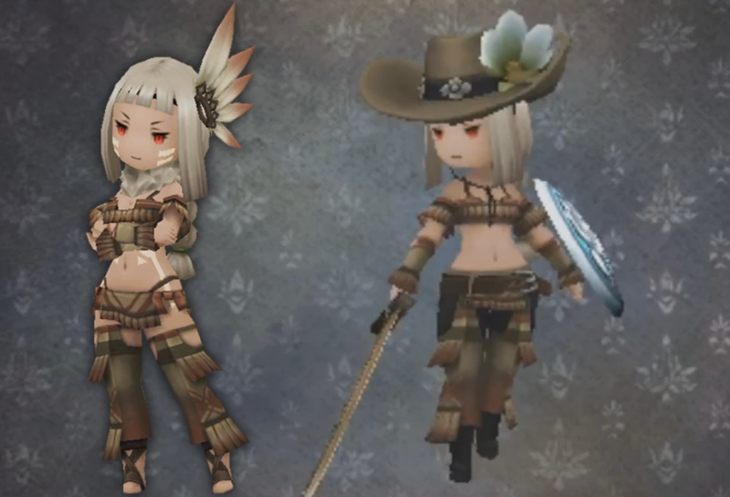 Los trabajos Tomahawk y Ojo de Halcón, modificados en 'Bravely Second'