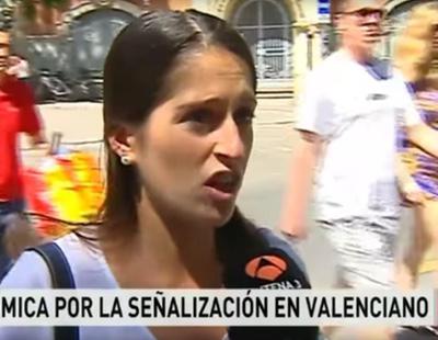 Antena 3 hace pasar a una periodista por una turista que no entiende valenciano