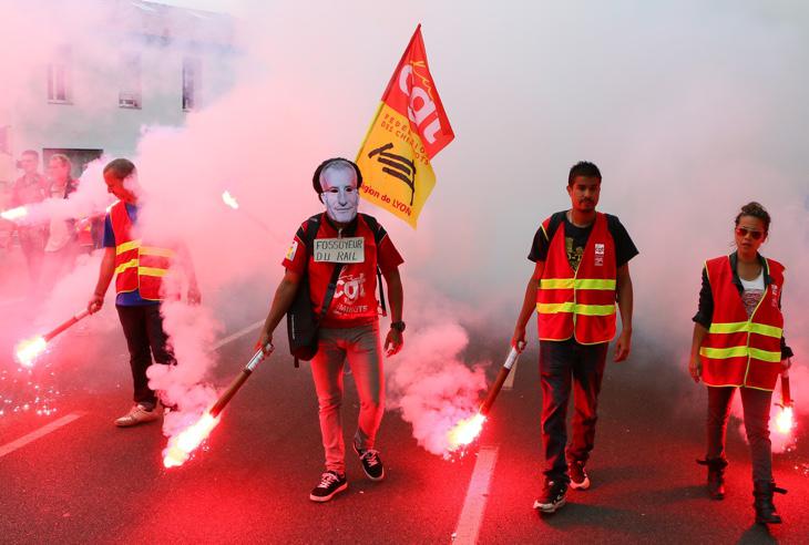 Huelga en Francia