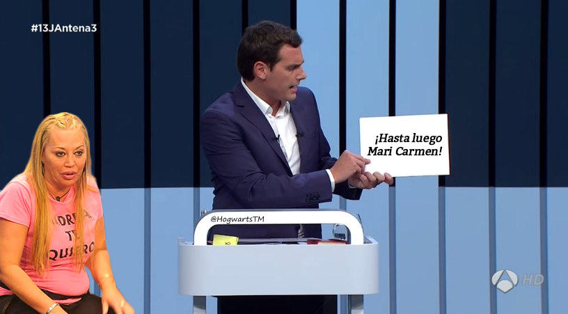 ¡Hasta luego Mari Carmen! #Debate13J