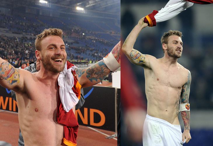 Daniele De Rossi siendo muy buenorro