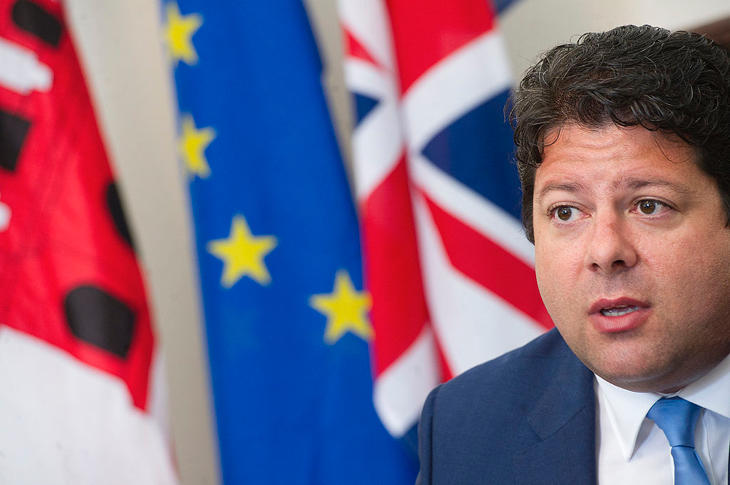 Fabian Picardo, ministro de Gibraltar