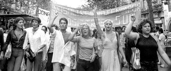 Primera manifestación del Orgullo en España (Barcelona, 1977)