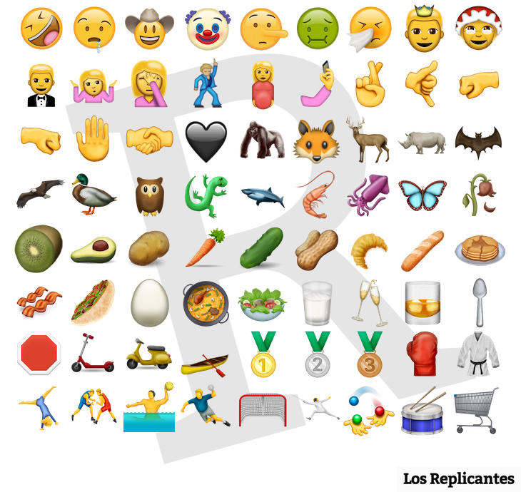 Los 72 nuevos emojis de WhatsApp, paella incluida