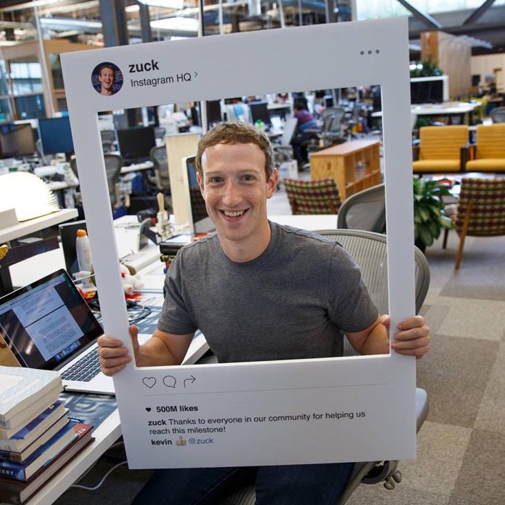 La foto de Zuckerberg en cuestión