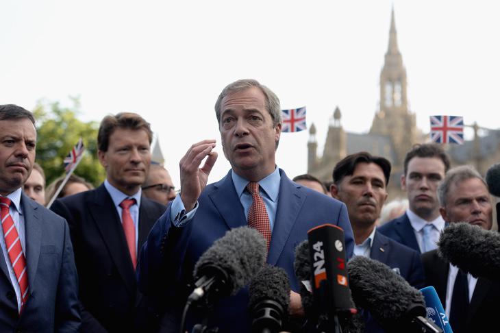 Nigel Farage, líder de UKIP