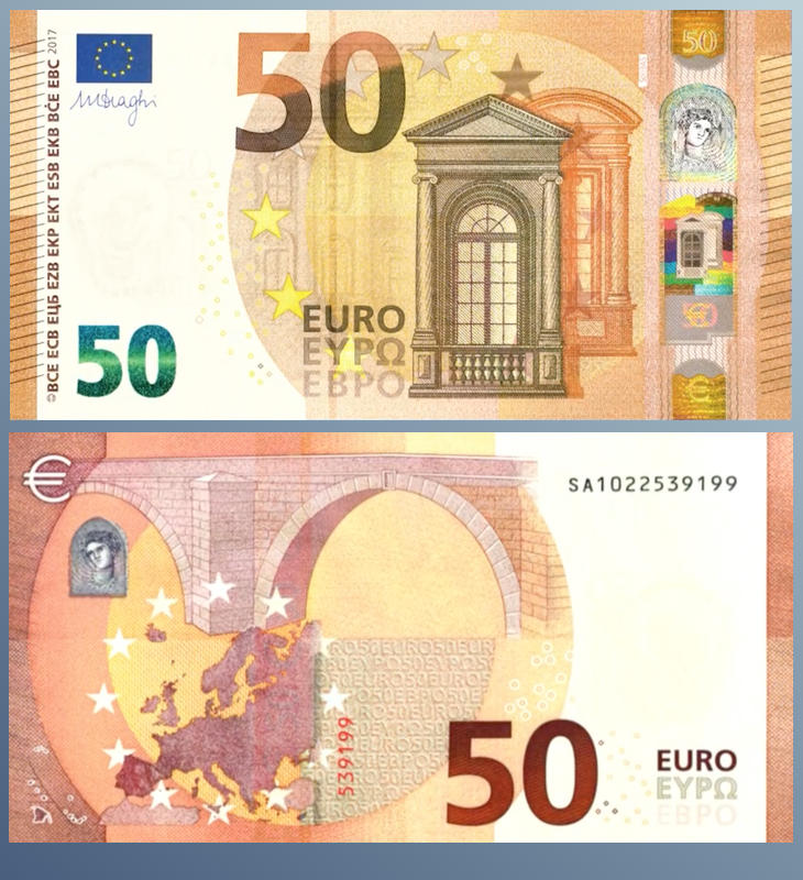 El nuevo billete de 50 euros