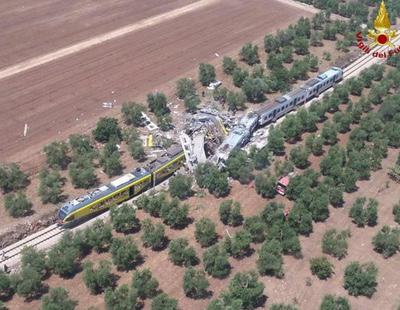 27 muertos en un choque frontal de trenes en Italia
