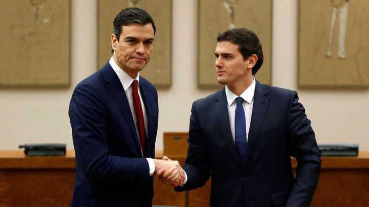 Ciudadanos acabó votando a favor de la investidura de Sánchez