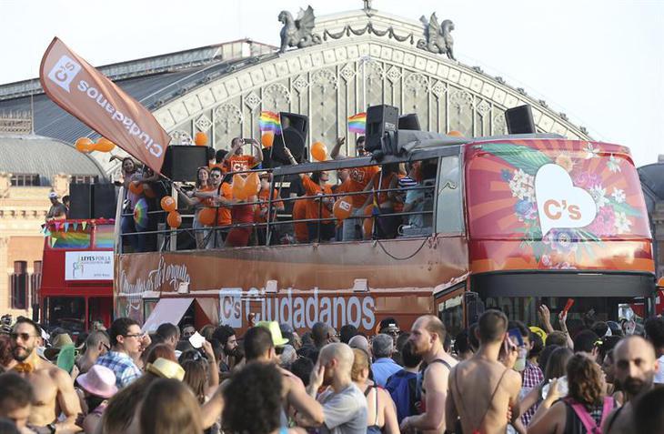 Ciudadanos creando 'tensiones innecesarias' acudiendo a la manifestación del Orgullo LGTBI