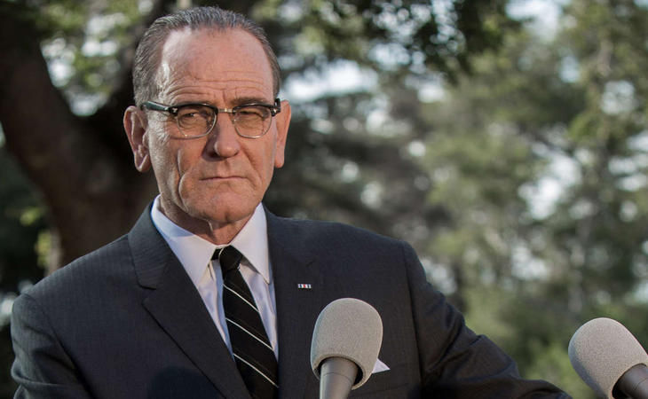 Bryan Cranston como el Presidente Lyndon B. Johnson