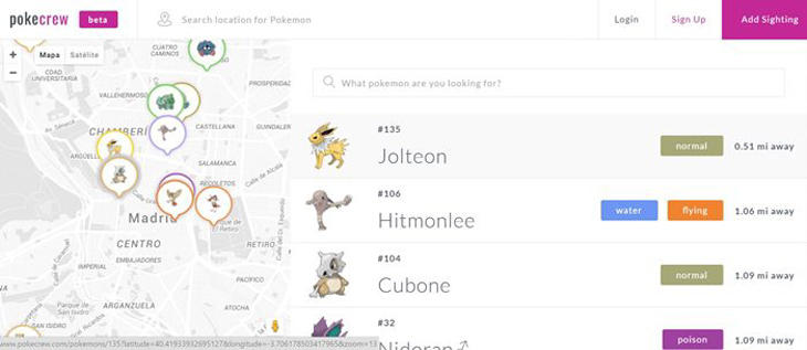 Pokécrew es la Pokédex para 'Pokémon Go'