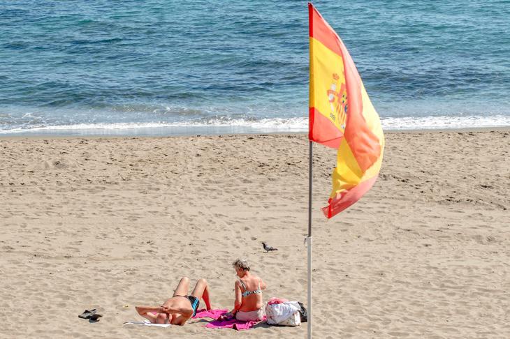 Una playa en España