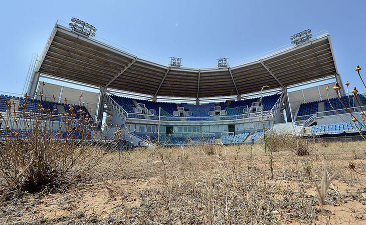 Uno de los estadios olímpicos de Atenas, diez años después