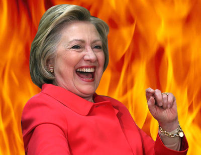 Algunos estadounidenses piensan que Hillary Clinton está relacionada con Lucifer según una encuesta muy loca