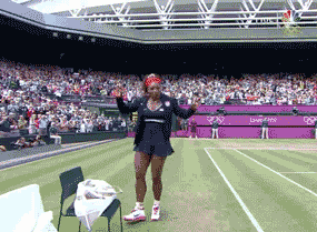 Serena Williams bailando