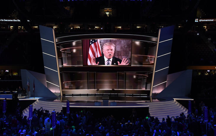 Donald Trump en la Convención Republicana