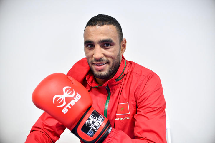 El boxeador Hassan Saada, de Marruecos