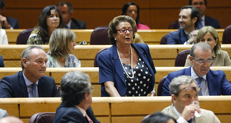 La exalcaldesa de Valencia, en el Senado