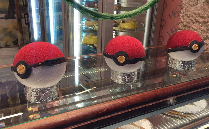 Poké Ball en una pastelería de Madrid