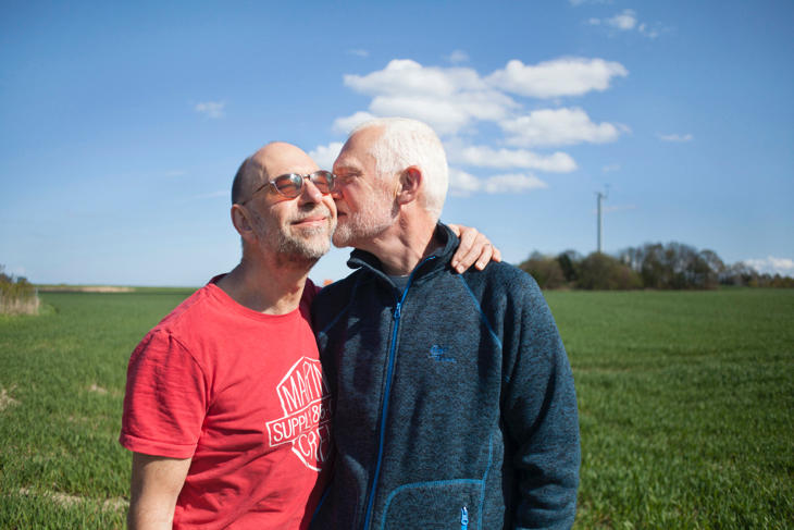 Jens y Hans, la pareja de daneses que llevan 34 años juntos