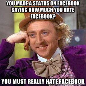 Debes odiar mucho Facebook