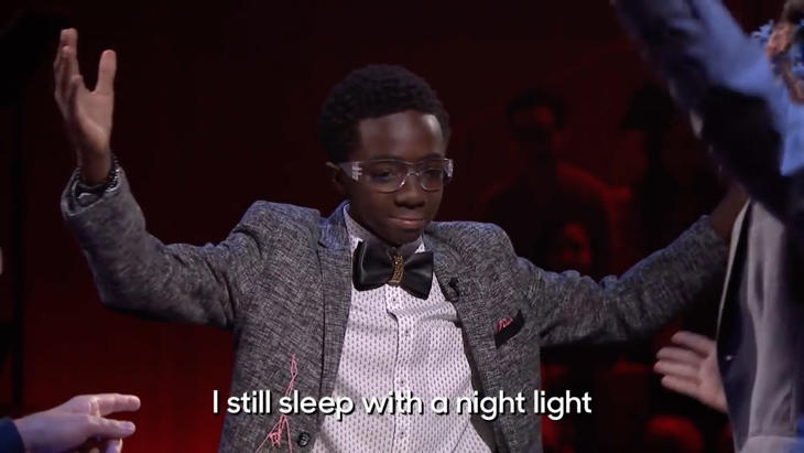 Caleb McLaughlin aún duerme con la luz encendida