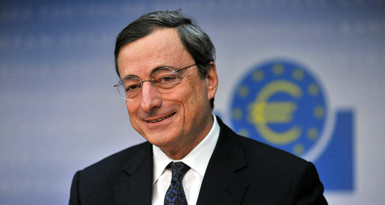 Mario Draghi, presidente del BCE