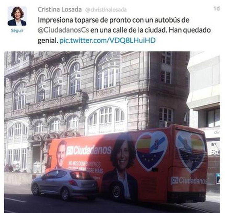 Ni siquiera una de las afectadas por uno de los errores del autobús pareció darse cuenta de ninguno de ellos