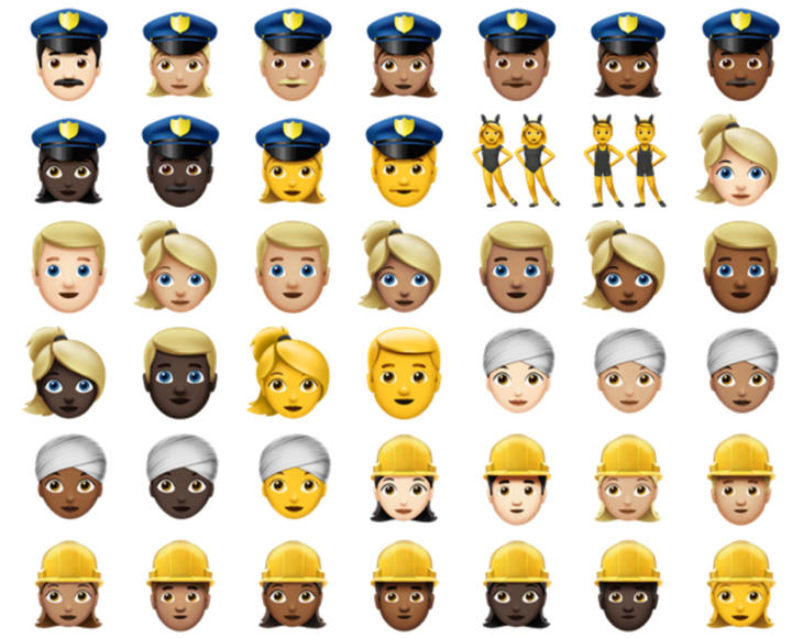 Los nuevos emojis de iOS 10 apuestan por la diversidad