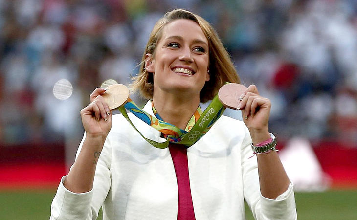 Mireia Belmonte ganó dos medallas de plata en Londres 2012