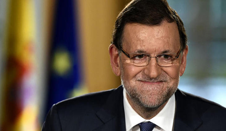 El candidato a la presidencia Mariano Rajoy