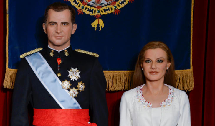 Letizia tenía la mirada perdida, como ausente