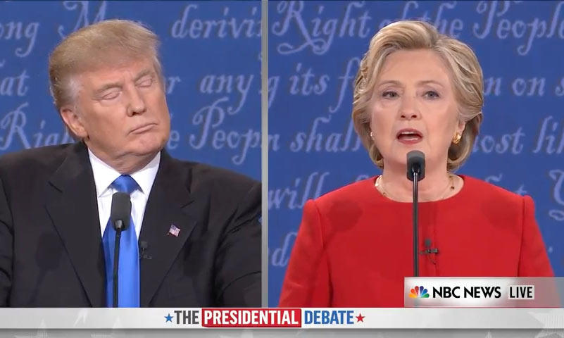 Clinton: 'He conocido a muchos trabajadores a los que tú no has pagado'. 'Quizás no estaba satisfecho con su trabajo', responde Trump.