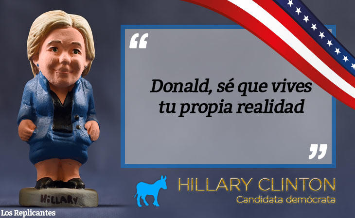 A Hillary le gusta llamar 'Donald' a Trump