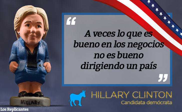 Y Clinton, en cambio, no está de acuerdo