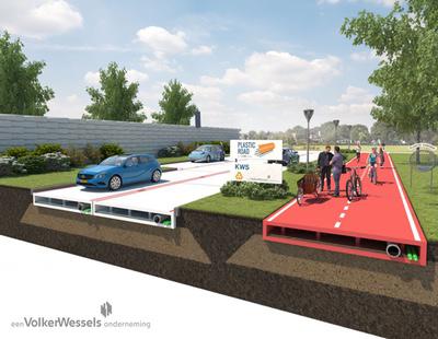 Países Bajos planea construir sus carreteras con plástico reciclado