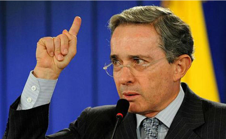 Álvaro Uribe, principal opositor del presidente