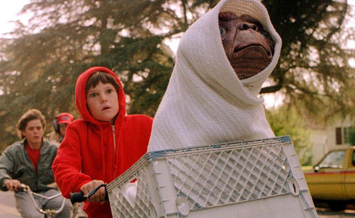 E.T fue la película más taquillera del momento