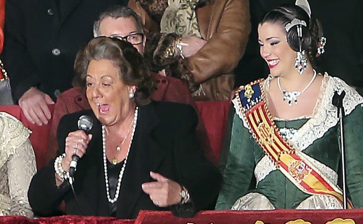 Rita Barberá en el discurso de Fallas de 2015