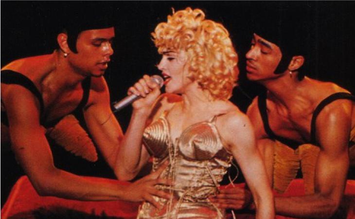 Fue la primera vez que Madonna llevó el icónico sujetador de conos