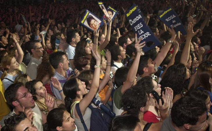 Los conciertos de 'OT 1' fueron multitudinarios