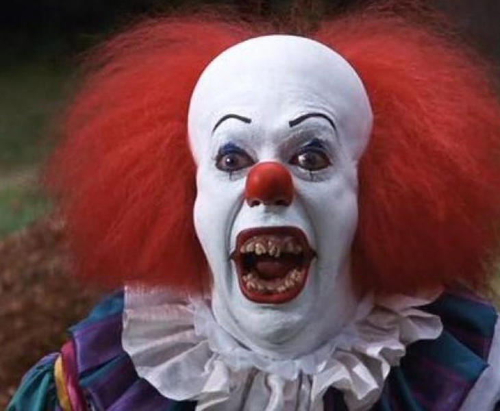 Pennywise, protagonista de IT, de Stephen King